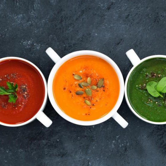 SOPAS CREMAS Y CALDOS