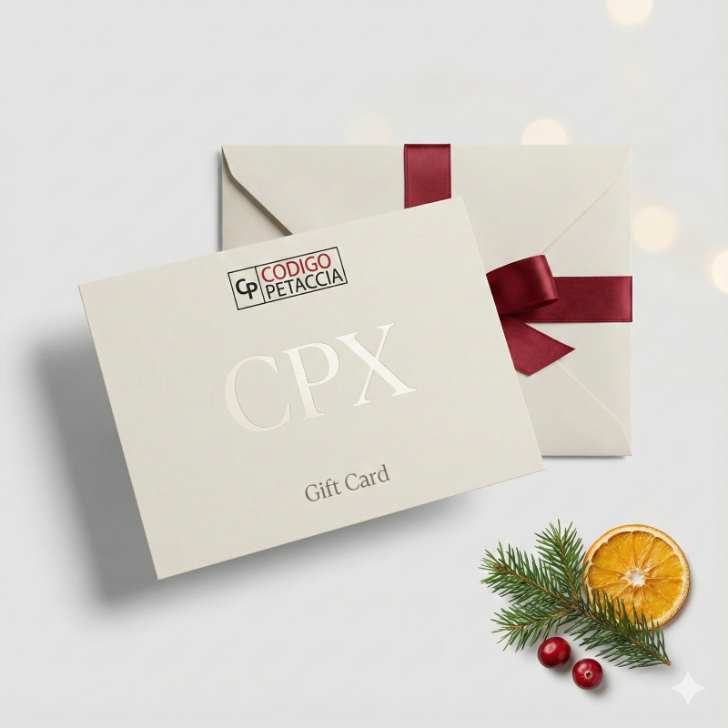 Gift Card “2026 con Plan” — Código Petaccia